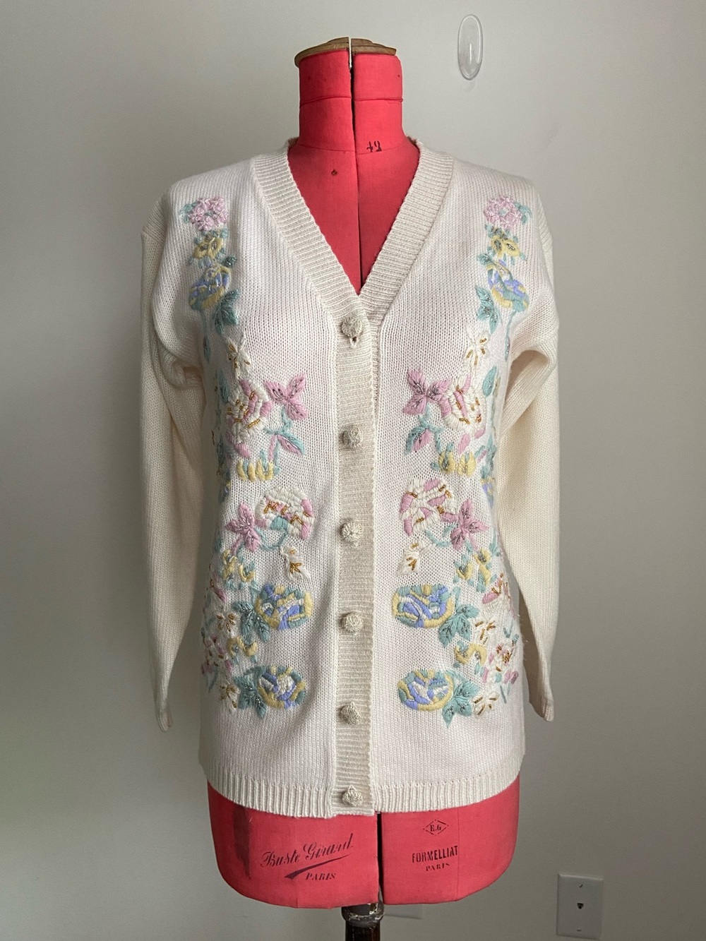 Vintage Joyce Cardigan Sweater (S)